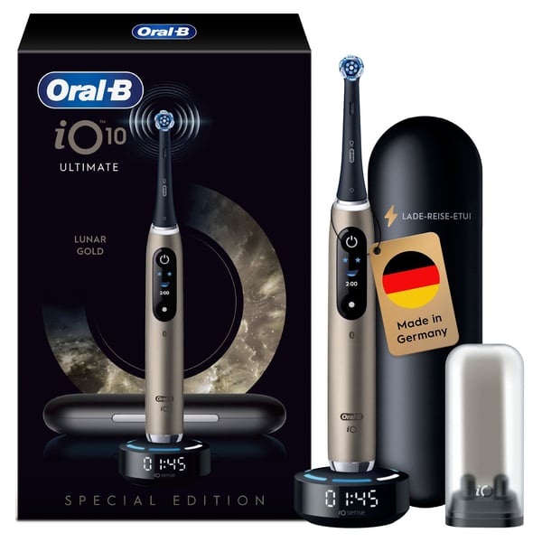 Oral-B iO Series 10 eltandborste 7 lägen, Lunar Gold