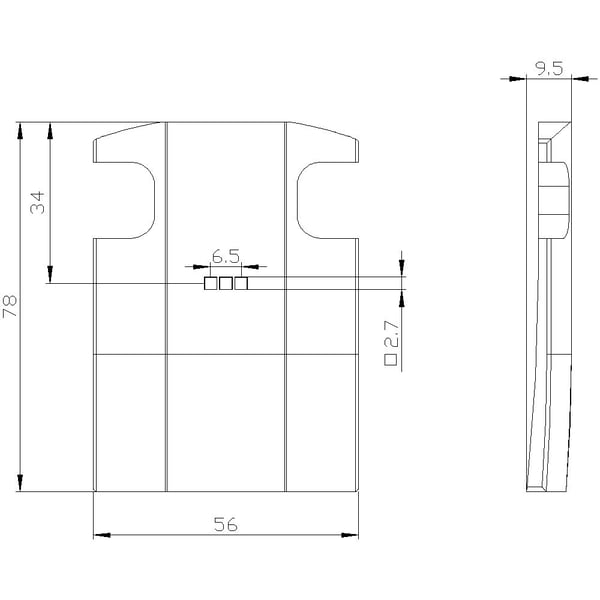 Siemens 3SE51201AA00 3SE5120-1AA00 Dæksel IP66, IP67 1 stk