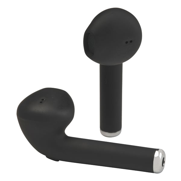 DENVER TWE-46 - Ægte trådløse øretelefoner med mik. - ørespids - Bluetooth - sort