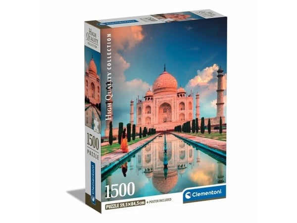 Clementoni Puslespill 1500 biter Kompakt Taj Mahal