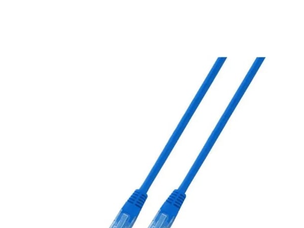 Diverse RJ45 UTP(U/UTP)-tilkoblingskabel, 1,0 m blå, CAT6