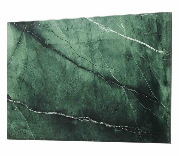 Magnetisk stålplate 40x60 cm Grønn marmor