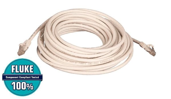 Lanview - Koppeledning - RJ-45 (hann) til RJ-45 (hann) - 10 m - UTP - CAT 6a - halogenfri - hvit
