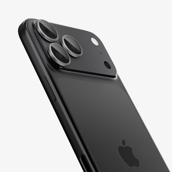 Spigen Optik Pro EZ Fit, Apple, iPhone 17 Pro, Fallsäker, Reptålig, Grå, 2 styck