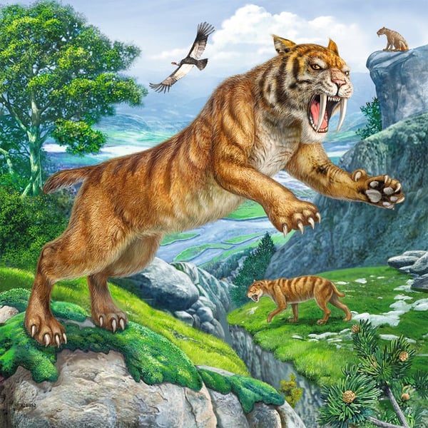 Ravensburger 4005556093588, 49 kpl, Dinosaurukset, 5 vuosi/vuosia