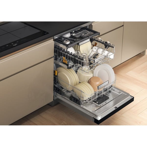 WHIRLPOOL W7F_HS51_X - Astianpesukone - Musta