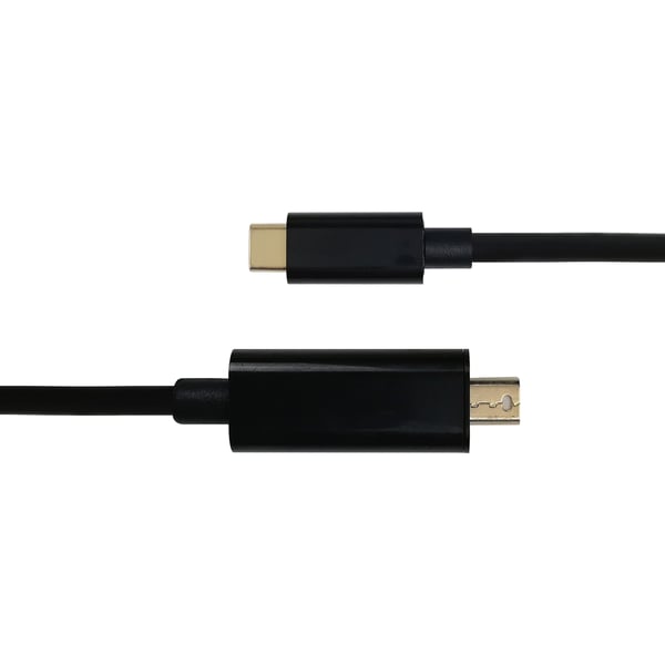 DELTACO - Adapterkabel - USB-C (hane) till Mini DisplayPort (hane) - DisplayPort 1.2 - 1 m - aktiv, 4K60Hz (3840 x 2160) stöd, 1080p stöd 240 Hz - ...