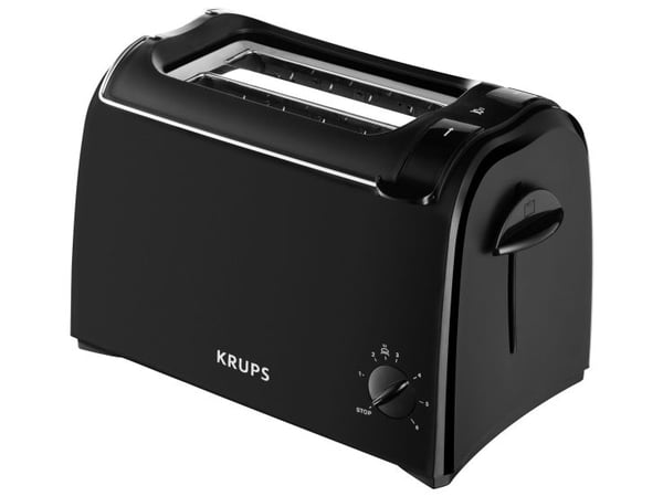 Krups Proaroma KH1518, 2 skiver, Svart, Plast, 850 W, 850 W, 850 W