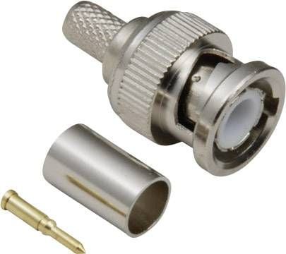 BKL Electronic 0401002/D 0401002/D BNC-liitin Liitin, suora 75 Ω 1 kpl
