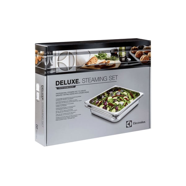 Electrolux E9OOGC23, Dampbeholder, Universell, Rustfritt stål, Ovn, Rustfritt stål, Rektangulær