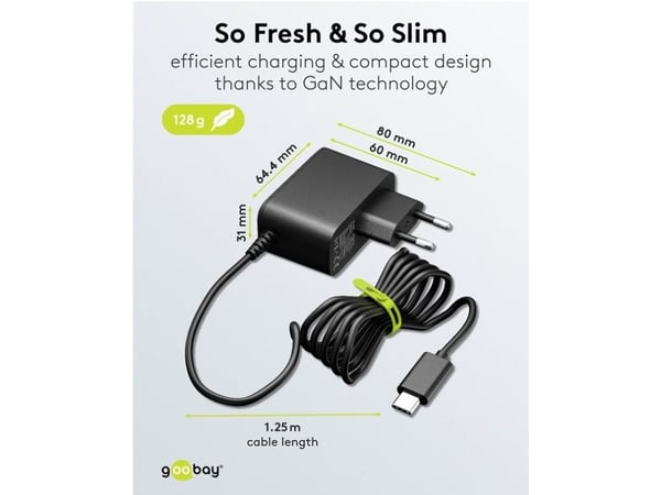 Goobay 74437, Universell, Innendørs, 100 - 240 V, 50/60 Hz, 27 W, 5 - 15 V