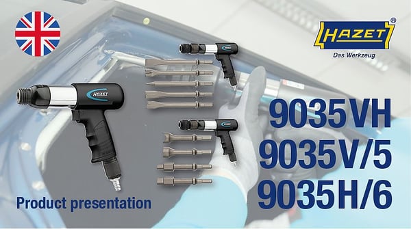 Hazet 9035V/4 Taltta 4 osainen sarja 1 kpl