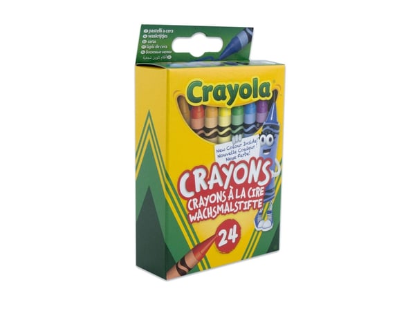Crayola 0024 vokskritt, 24 stk.