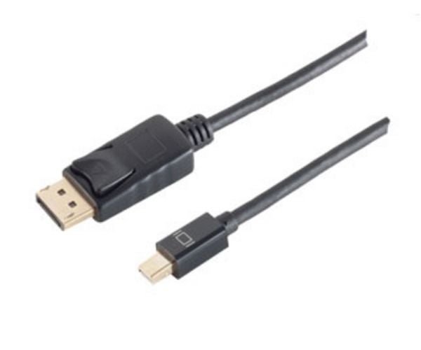 shiverpeaks BS10-52035, 2 m, DisplayPort, Mini DisplayPort, Hankjønn, Hankjønn, 4096 x 2160 piksler