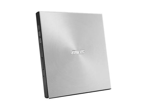 ASUS ZenDrive U7M SDRW-08U7M-U - Platestasjon - DVD±RW (±R DL) / DVD-RAM - 8x/8x/5x - USB 2.0 - ekstern - sølv