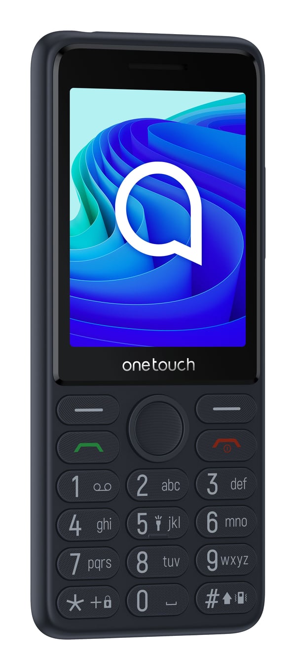 TCL OneTouch 4042S, Perusmalli, Kaksois-SIM, 7,11 cm (2.8"), 2 MP, 1500 mAh, Musta