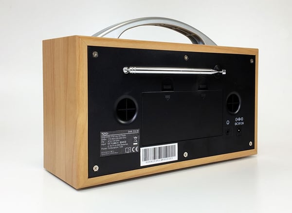 Xoro DAB 250 IR, Internet-radio, DAB+,BT,SpotfyCo, puun näköinen