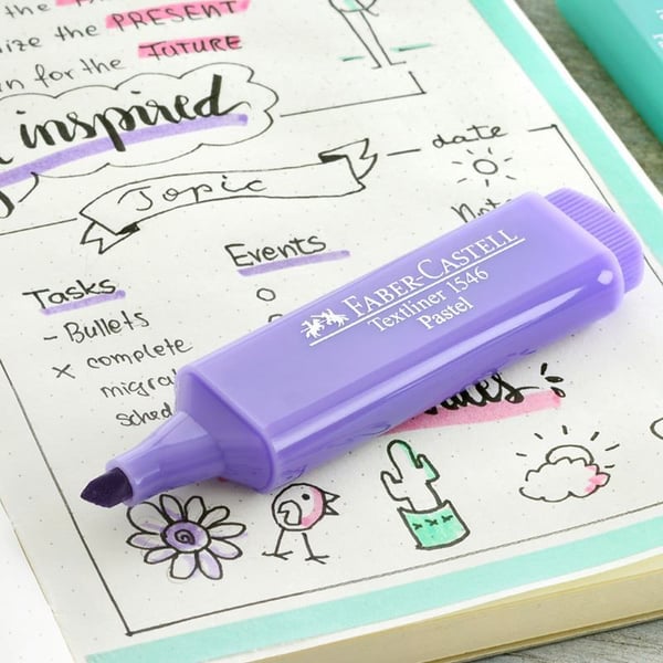 Faber-Castell Textliner Graffiti, 8 stykker, Beige, Svart, Blå, Grønn, Lyserosa, Oransje, Rosa, Gult, Meisel tupp, Plast, 1 mm, 5 mm