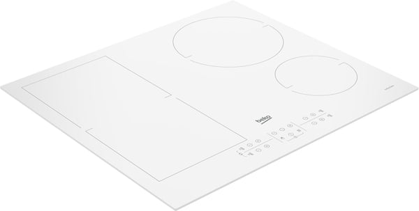 Beko HII64200FMTW, Valkoinen, Kiinteä, 60 cm, Keittoalueinduktioliesi, Lasi, 4 alue(tta)