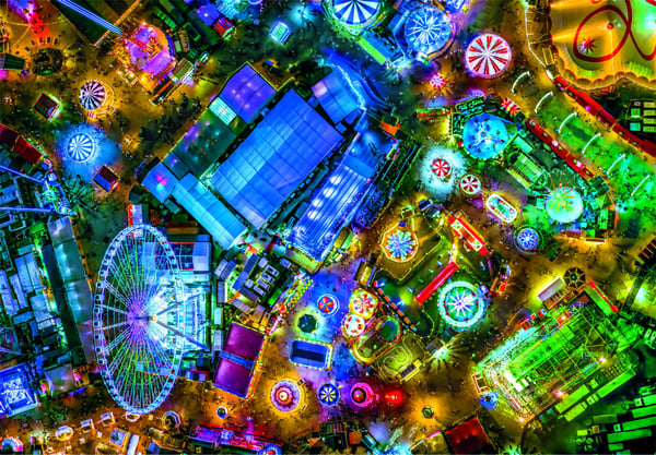Clementoni Puslespil HQC Winter Wonderland in London, Aerial View, 2000 brikker