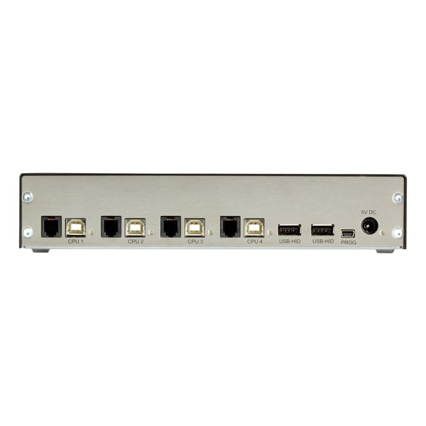 Black Box TC Series KM Desktop Switch, 4-Port, (2) HID - Kytkin tastatur/mus - 4 x USB - työpöytätietokoneet