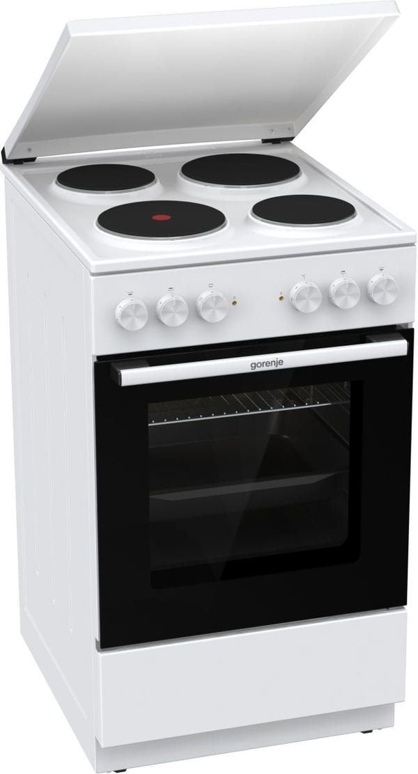 Gorenje GE5A23WH elektrisk komfyr 70 L energiklasse A 50 cm, hvit