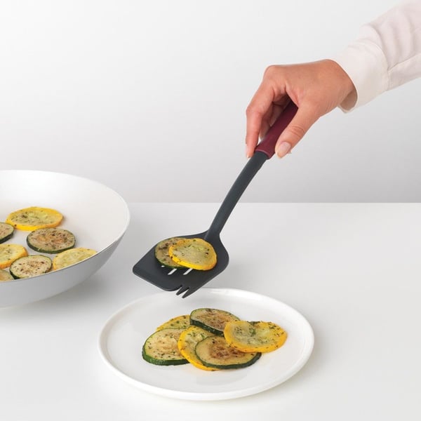 Brabantia Tasty+, Ruoanlaiton paistinlasta, Musta, Punainen, Nailon, 220 °C, 75 mm, 36 mm