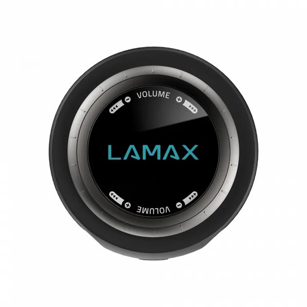 Lamax SOUNDER2, 30 W, 115 - 20000 Hz, Ledning & Trådløs, Stereo bærbar høyttaler, Svart, Blå, Cylinder
