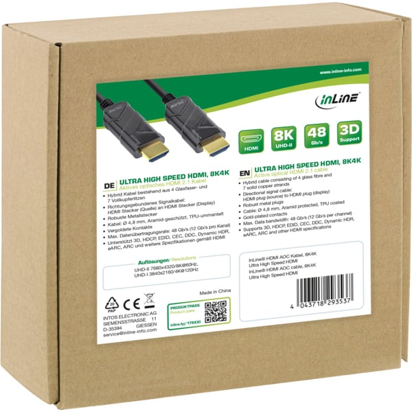 InLine 17999I, HDMI Type A (Standard), HDMI Type A (Standard)