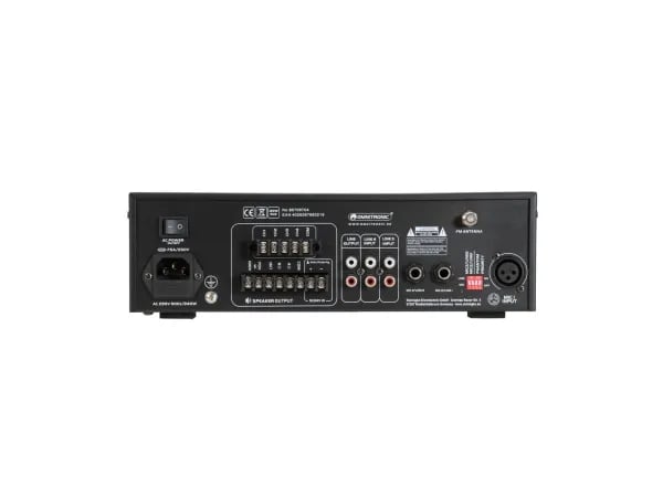 Omnitronic 80709704 lydforsterker Power/Phase Black (80709704)