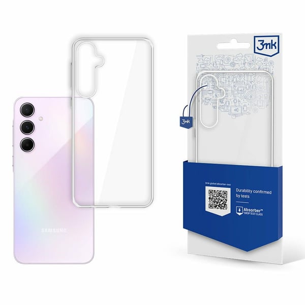 3mk Clear Case - Beskyttende deksel for mobiltelefon - termoplast-polyuretan (TPU) - gjennomsiktig - for Samsung Galaxy A55