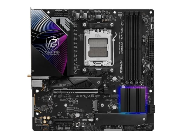 ASRock B850M Riptide WiFi -emolevy, AM5, micro ATX, DDR5