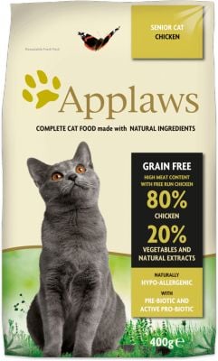 APPLAWS Cat Senior Chicken - tørfoder til kattekillinger - 7,5 kg