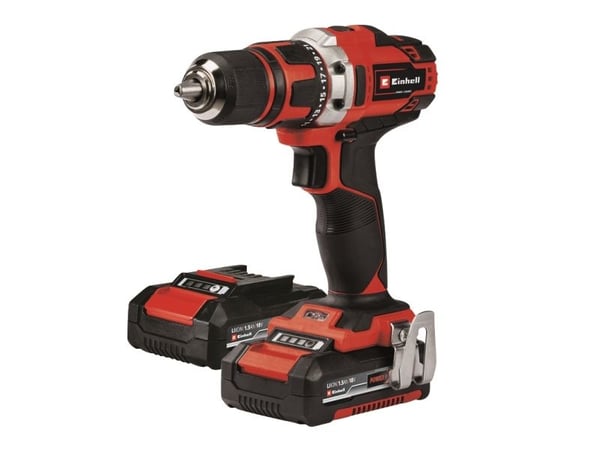 Einhell 4513939, Elektrisk skrutrekker, Rød, 18 V, Lithium-Ion (Li-Ion), 205 mm, 55 mm
