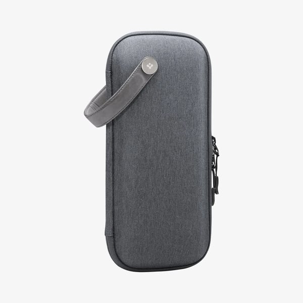 Spigen Klasden Pouch Renewed, Fodral, Nintendo, Grå, EVA (Ethylene Vinyl Acetate), Nintendo Switch 2, Dragkedja