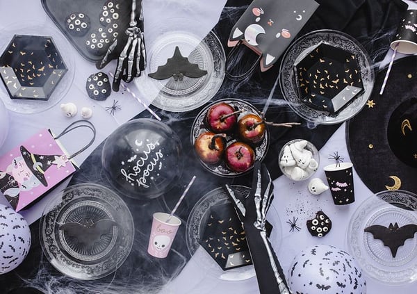 PartyDeco TNP26, Presentpåse, Svart, Bild, Halloween, Mätt, Inomhus / utomhus