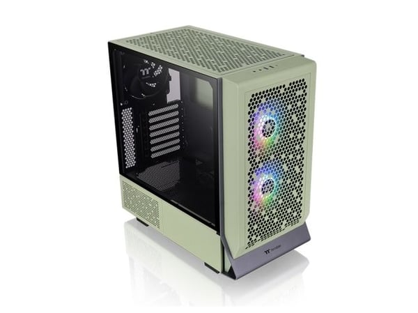 Thermaltake Ceres 300 TG ARGB miditowerchassi E-ATX härdat glas matchagrön