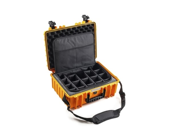 B&W Cases PP.221.TEX, Hårt fodral, Orange, Polypropylen (PP), Monokromatiskt, 21,1 l, -30 - 80 ° C