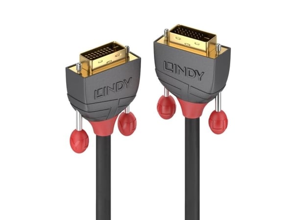 Lindy 36225 DVI-D-kabel 7,5 m Dual Link, hann til hann