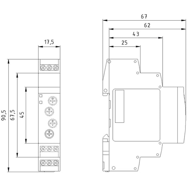 Siemens 7PV1538-1AW30 Aikarele 1 kpl