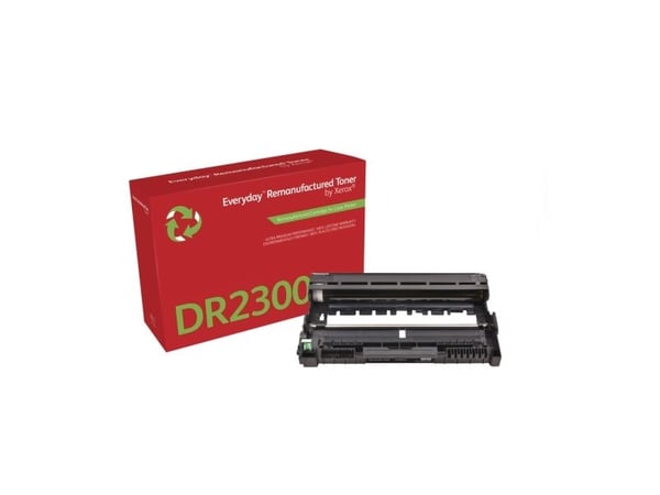 Xerox EverydayTM Mono Drum Remanufactured by compatible with Brother DR2300, Standard capacity, 12000 sivua, Musta, 1 kpl