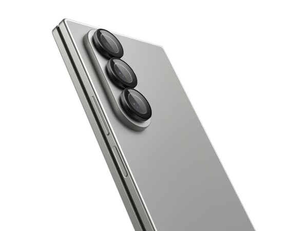 Spigen Optik Pro HD GLAS.TR EZ Fit Camera Protector 2-Pack - Objektiivin suojalasi Samsung Galaxy Z Fold 7:lle (2 kpl)(musta)(Black)