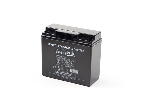 Gembird BAT-12V17AH/4, Sealed Lead Acid (VRLA), 12 V, 17 ah, 1 kpl, 5 vuosi/vuosia, musta