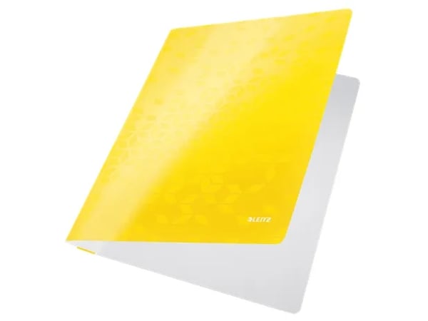 Leitz Offertmapp WOW A4 kartong, Vanlig mapp, A4, Kartong, Gul, Poträtt, 250 ark