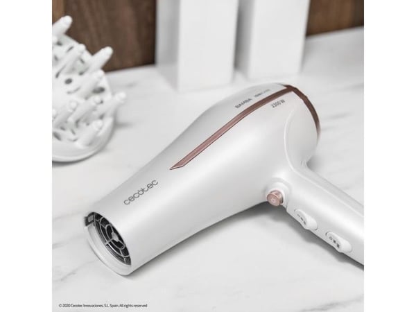 Cecotec Bamba IoniCare 5200 Aura -hiustenkuivaaja 2300 W, valkoinen