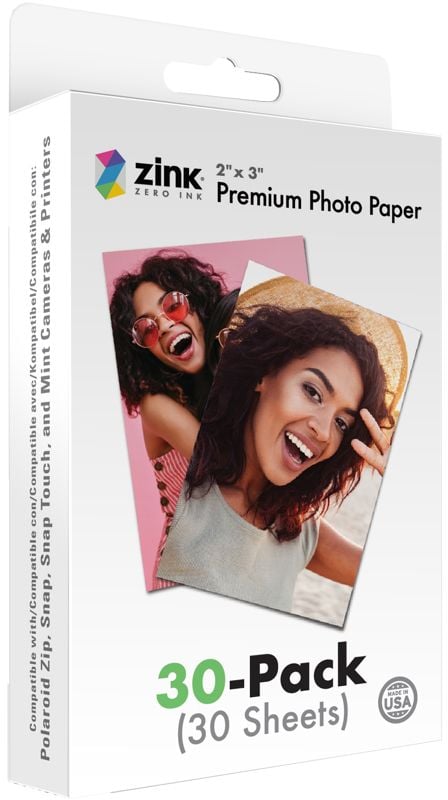 Polaroid 2x3'''' Premium ZINK Paper, 30 kpl