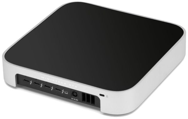 OWC miniStack STX, HDD- / SSD kabinett, 2.5/3.5", M.2, Serial ATA III, USB-anslutning, Svart, Silver