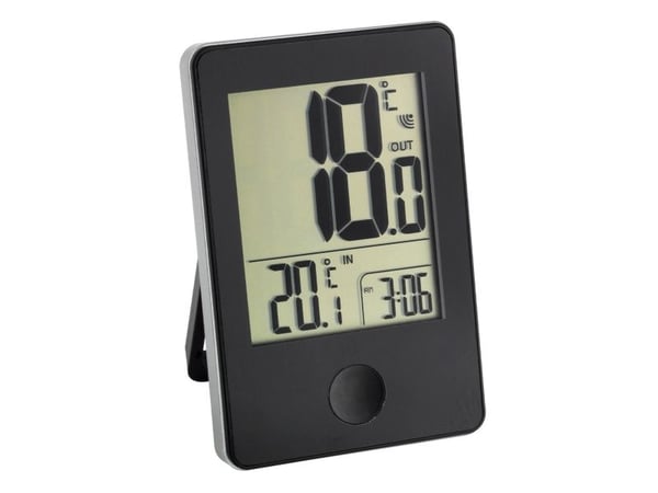 TFA-Dostmann Pop, Inne/Ute, Temperatursensor, Frittstående, -20 - 60 °C, Trådløs, LCD
