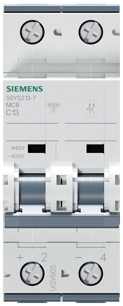Siemens 5SY52137 5SY5213-7 Ledningssikkerikkerhedsafbryder 13 A 230 V, 400 V