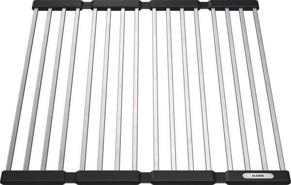 BLANCO 238483, Sink grid, Rustfritt stål, Plast, Sølv, Svart, 460 mm, 440 mm